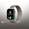 Apple Watch Series 11 46mm Natural Titanium Case, Milanese Loop (Natural)